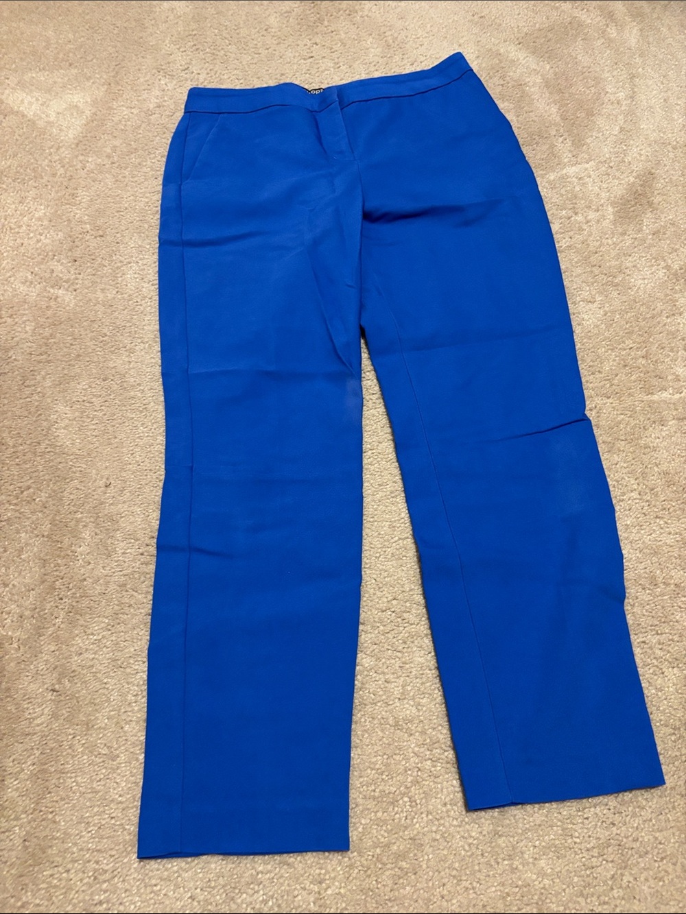 Express Royal Blue Cropped Ankle Pants